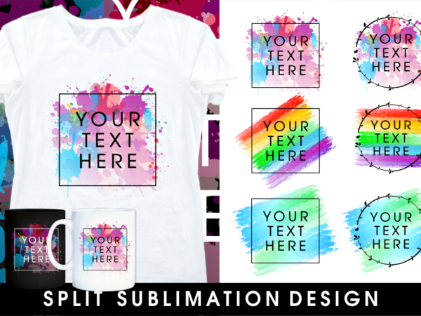 Sublimation t shirt design bundle