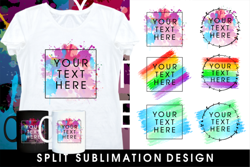 sublimation t shirt design bundle