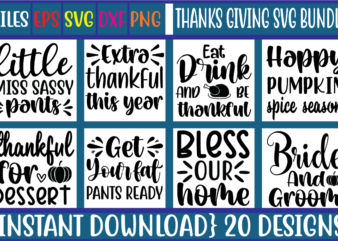 Thanksgiving svg bundle t shirt template