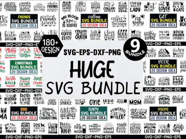 The huge svg bundle t shirt designs for sale