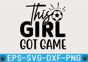 Soccer SVG T shirt Design Template