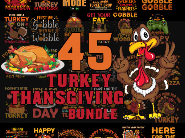 Turkey thanksgiving bundle svg, thanksgiving svg bundle, thankful svg, blessed svg, turkey svg, fall svg, svg designs, svg quotes, gather svg, gobble svg, grateful svg, png