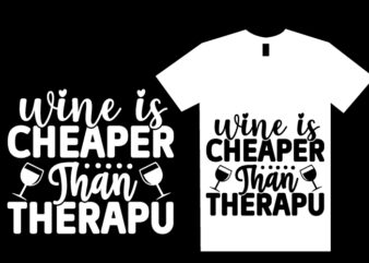 Wine SVG T shirt Design