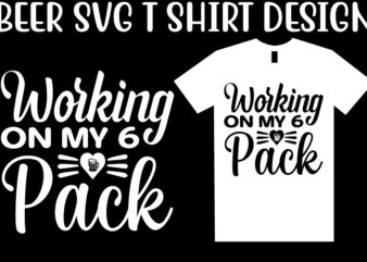 Beer SVG T shirt design Template