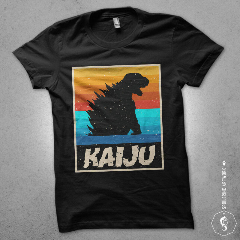 colorful kaiju