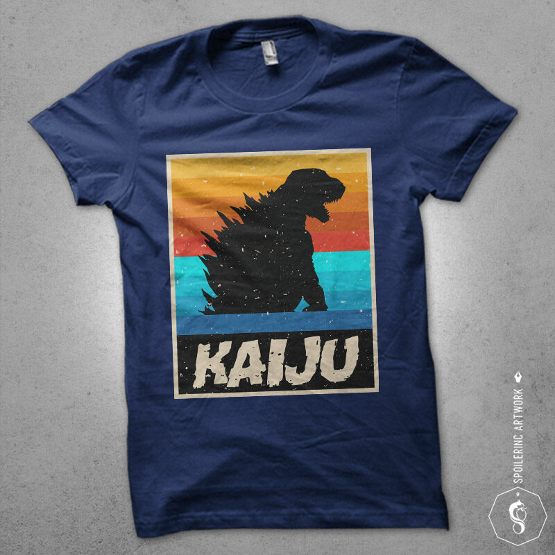 colorful kaiju