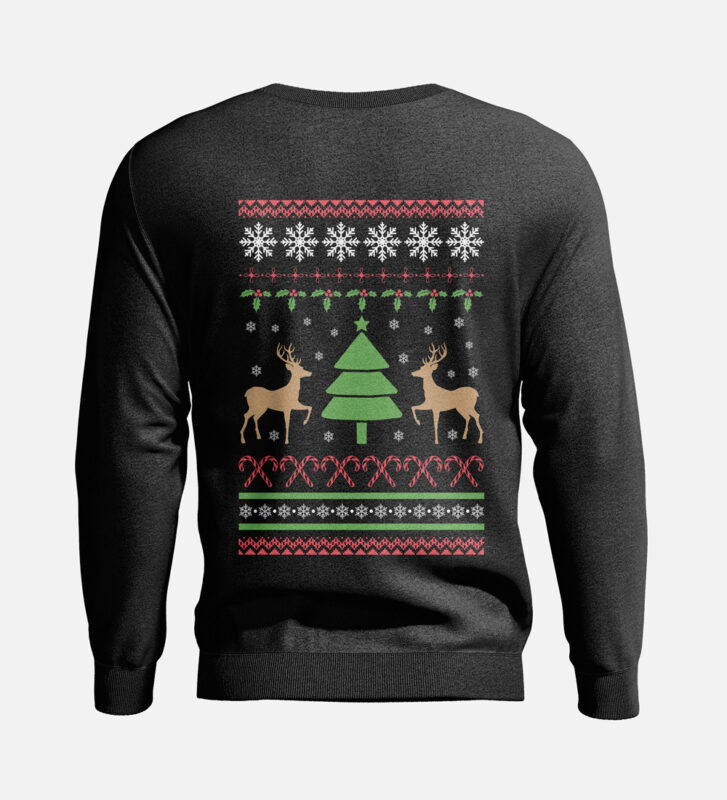 Pack Of 6 Christmas Ugly Sweater Designs