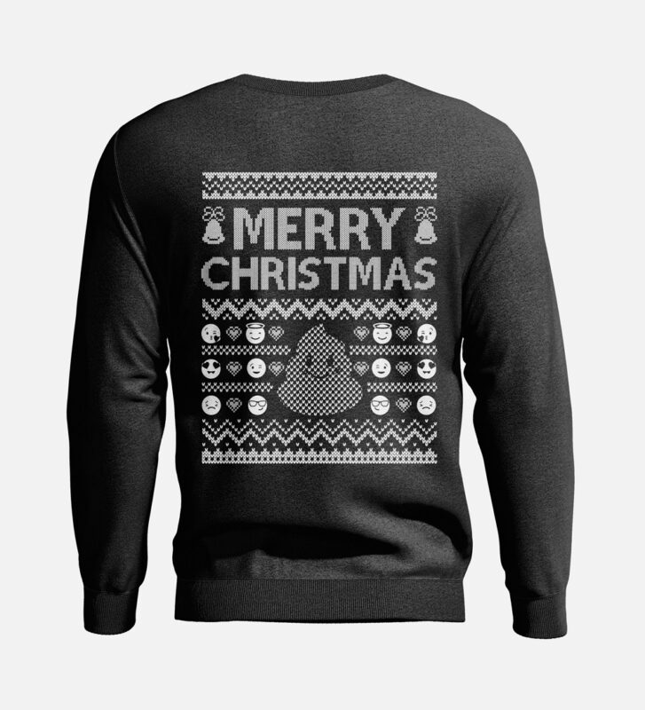 Pack Of 6 Christmas Ugly Sweater Designs