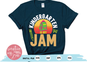 kindergarten is my jam t shirt vector art