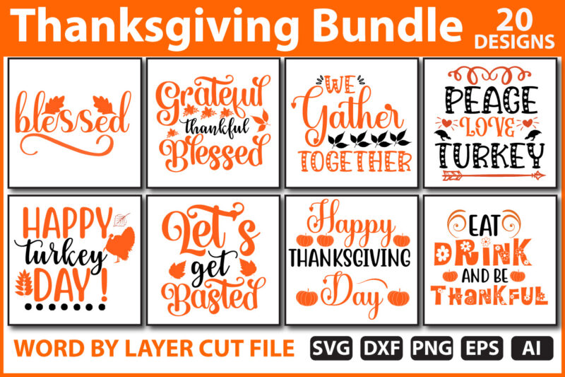 Thanksgiving SVG Bundle