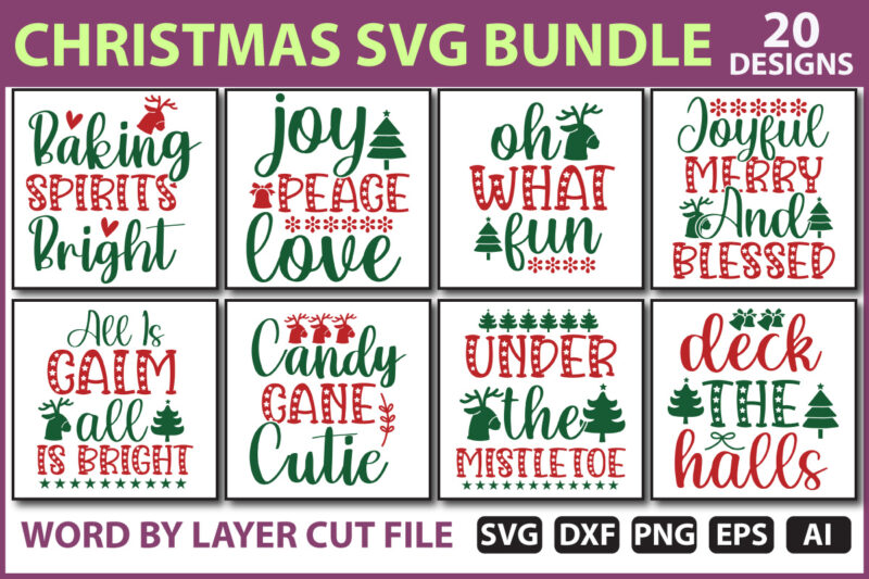 Christmas SVG Bundle