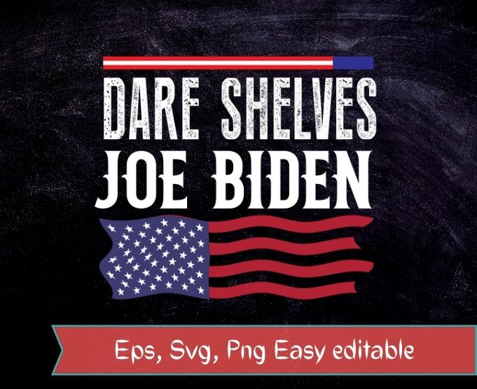 Bare Shelves Biden Funny Meme T-Shirt design svg