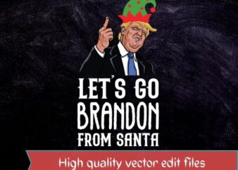 Let’s Go Brandon Tee, Lets Go Brandon Ugly Christmas trump T-shirt design svg, Let’s Go Brandon Tee png,