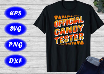 Official Candy Tester Shirt Candy Corn Shirt Halloween Candy shirt template
