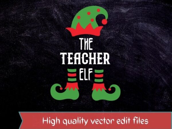 Teacher elf family matching christmas group gift pajama t-shirt design svg, teacher elf family matching christmas png,