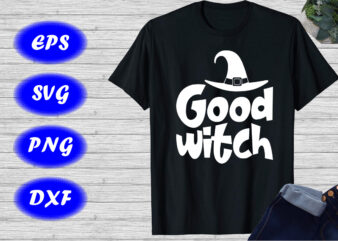 Halloween Good witch Shirt Halloween Hat shirt happy Halloween Shirts template