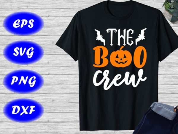 The boo crew shirt halloween t-shirt halloween bats pumpkin shirt template