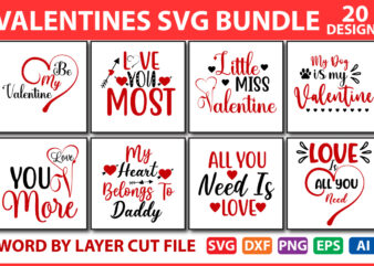 Valentines day SVG Bundle vol.4
