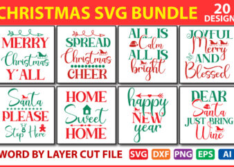 Christmas SVG Bundle vol.10 t shirt vector file
