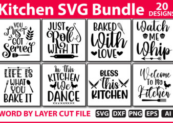 Kitchen svg bundle