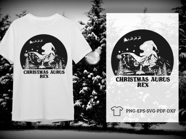 Christmas trex gift idea diy crafts svg files for cricut, silhouette sublimation files t shirt vector file Christmas trex gift idea diy crafts svg files for cricut, silhouette sublimation files t shirt vector file