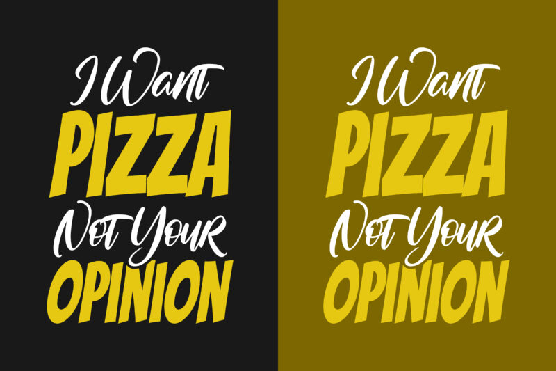 15 Pizza t shirt design bundle / Pizza t shirt quotes / Food typography quotes / Food t shirt design / Typography t shirt / Food lover t shirt ready