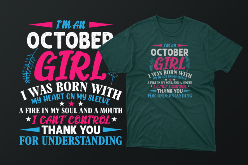 12 Month t shirt design bundle / I’m a january girl / I’m a february girl / I’m a march girl / 12 month t shirt eps svg pdf png t shirt / Women t shirt /