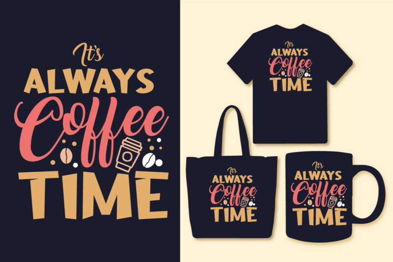 Coffee typography t shirt design bundle, Coffee typography quotes, Coffee typography slogan, Coffee quotes t shirt design, But first coffee tshirt, Coffee is my spirit animal, Coffee is always a