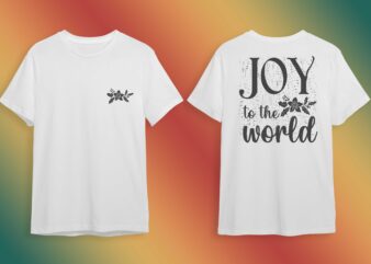 Joy To The World Gift Idea Diy Crafts Svg Files For Cricut, Silhouette Sublimation Files