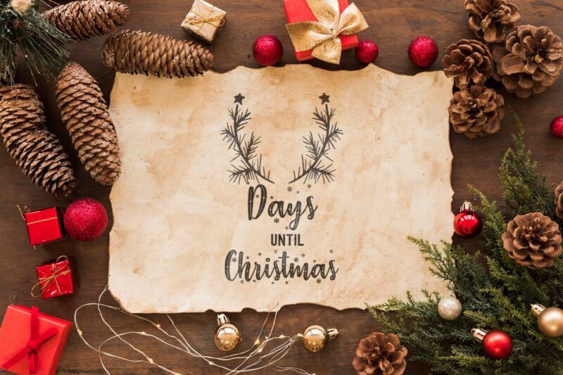 Merry Christmas Gift, Days Until Christmas Diy Crafts Svg Files For Cricut, Silhouette Sublimation Files