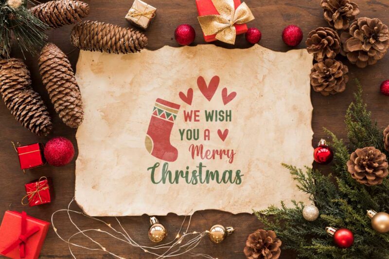 We Wish You A Merry Christmas Gift Diy Crafts Svg Files For Cricut, Silhouette Sublimation Files
