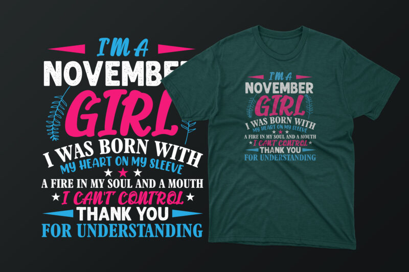 12 Month t shirt design bundle / I’m a january girl / I’m a february girl / I’m a march girl / 12 month t shirt eps svg pdf png t shirt / Women t shirt /