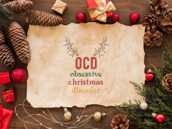 Christmas gift, ocd obsessive christmas disorder diy crafts svg files for cricut, silhouette sublimation files t shirt vector file Christmas gift, ocd obsessive christmas disorder diy crafts svg files for cricut, silhouette sublimation files t shirt vector file