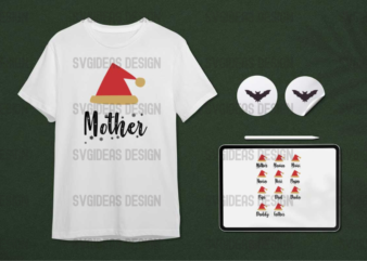 Christmas Family Gift Bundle Diy Crafts Svg Files For Cricut, Silhouette Sublimation Files t shirt vector file