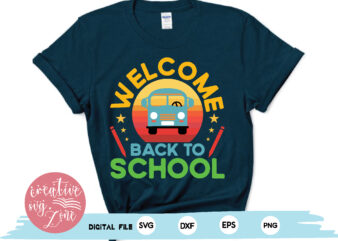 welcome back to school t shirt design for sale