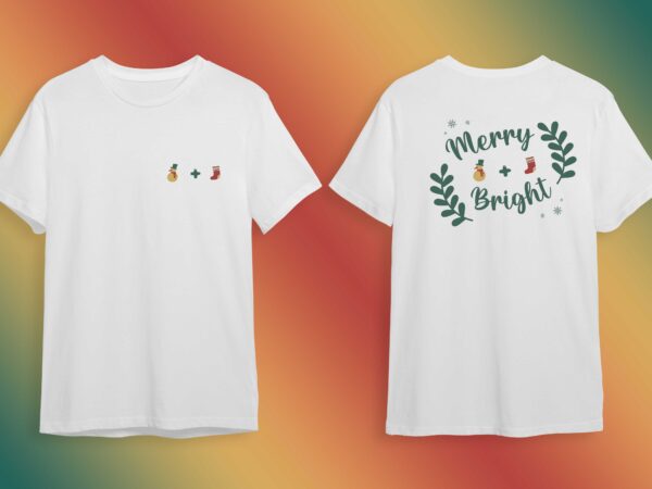 Merry bright christmas gift idea diy crafts svg files for cricut, silhouette sublimation files t shirt designs for sale Merry bright christmas gift idea diy crafts svg files for cricut, silhouette sublimation files t shirt designs for sale