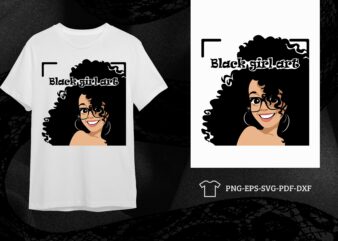 Black Girl Art Silhouette SVG Diy Crafts Svg Files For Cricut, Silhouette Sublimation Files