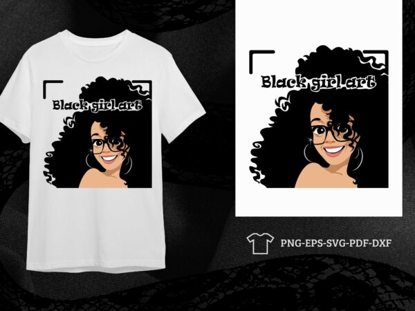 Black girl art silhouette svg diy crafts svg files for cricut, silhouette sublimation files t shirt template