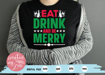 eat drink and be merry vector clipart