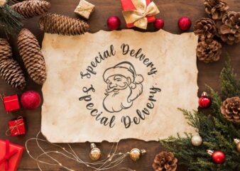 Christmas Santa Claus Gift, Special Delivery Diy Crafts Svg Files For Cricut, Silhouette Sublimation Files