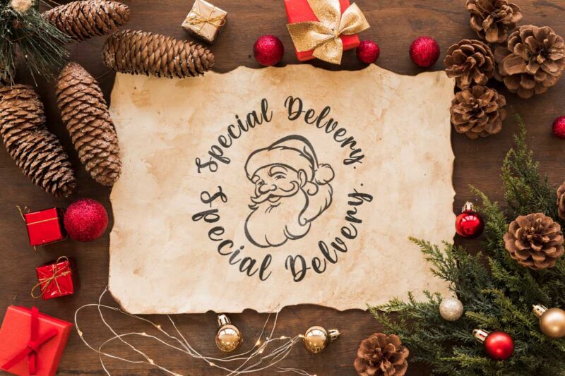 Christmas Santa Claus Gift, Special Delivery Diy Crafts Svg Files For Cricut, Silhouette Sublimation Files