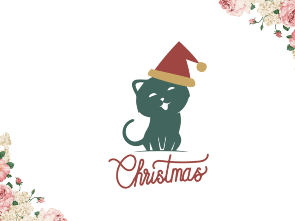 Christmas cute cat shirt design diy crafts svg files for cricut, silhouette sublimation files Christmas cute cat shirt design diy crafts svg files for cricut, silhouette sublimation files