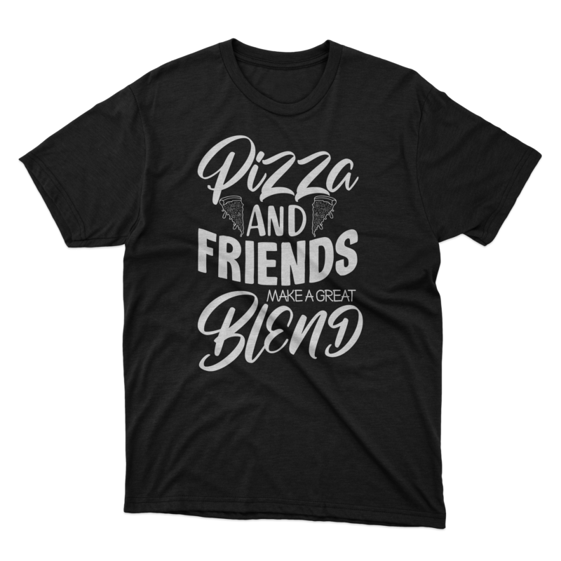 Pizza typography svg quotes design / PIzza svg tshirt/ Pizza typography slogan/ Body by pizza t shirt / A slice of heaven pizza t shirt / Pizza and friends make a great blend t shirt / I support the pizza party t shirt /