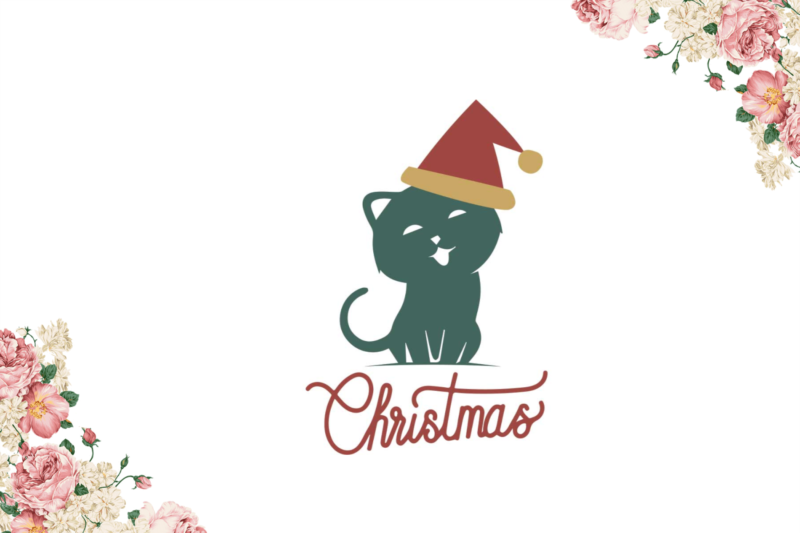 Christmas Cute Cat Shirt Design Diy Crafts Svg Files For Cricut, Silhouette Sublimation Files