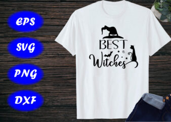Best Witches Halloween Shirt Print Template