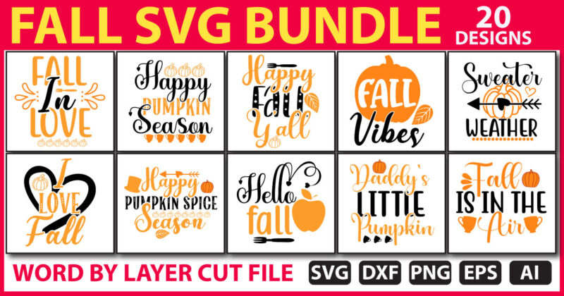 Fall SVG Bundle