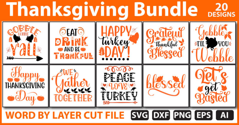 Thanksgiving SVG Bundle