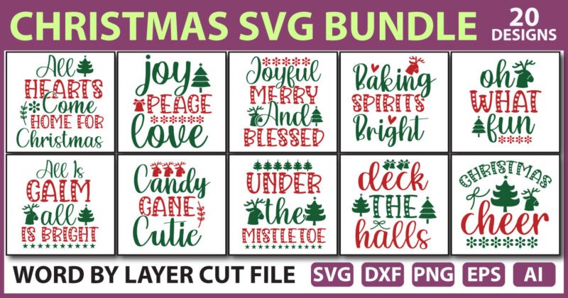 Christmas SVG Bundle