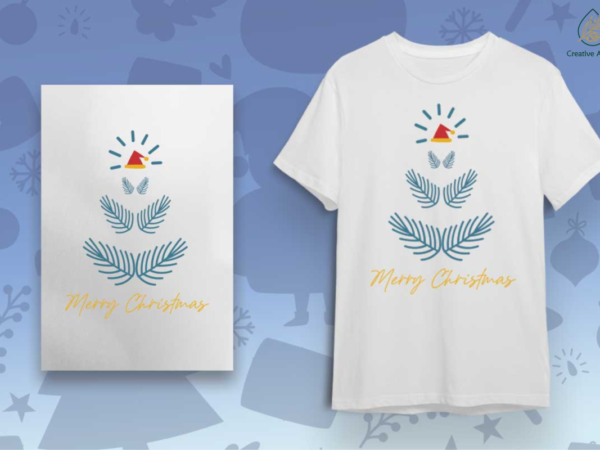 Merry christmas trees gift diy crafts svg files for cricut, silhouette sublimation files t shirt designs for sale