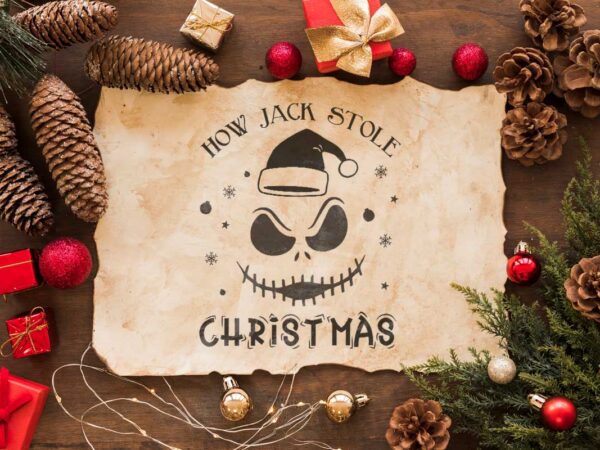 Christmas gift idea, how jack stole christmas diy crafts svg files for cricut, silhouette sublimation files t shirt vector file